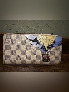 Louis Vuitton Damier Azur Wallet Hot Air Balloon